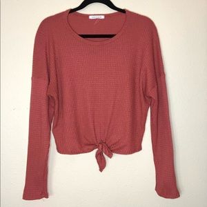 Caution to the Wind Front Tie Top